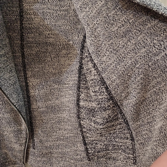 Lucky Brand Marled Zip Up Moto Sweater Knit Jacket in Size S - Picture 6 of 13